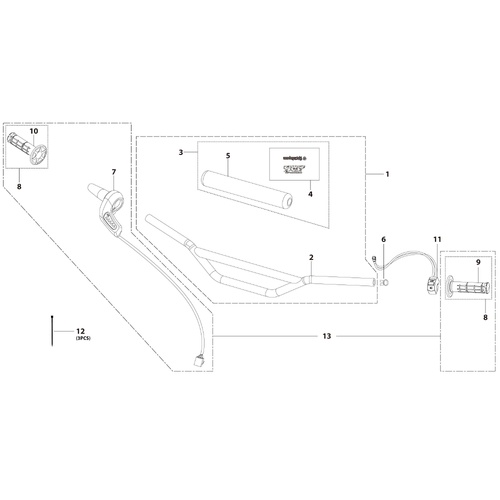 01 Handle Bar Assembly