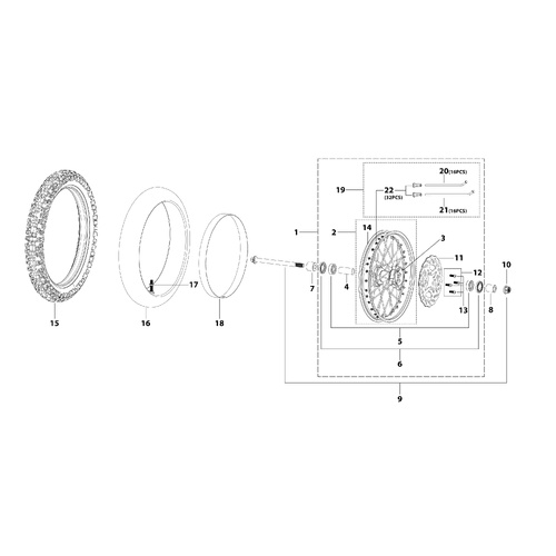 06 Front Wheel Assy