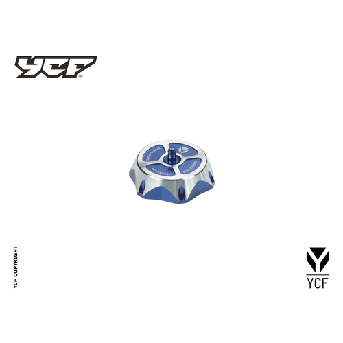 ALU GAS CAP YCF BLUE