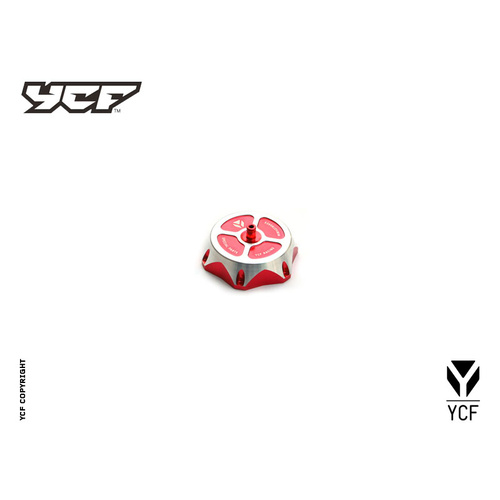 ALLOY FUEL CAP BY YCF - RED