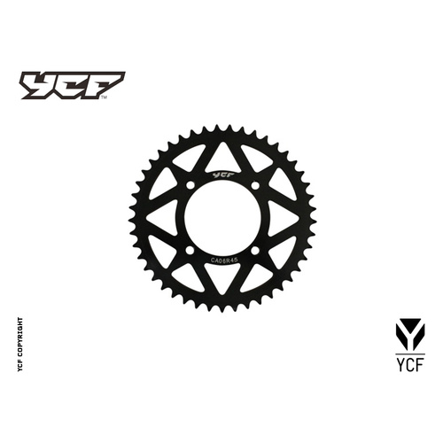 CNC SPROCKET 32T BLACK 4 HOLE