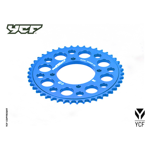 CNC SPROCKET 39T BLUE 4 HOLE