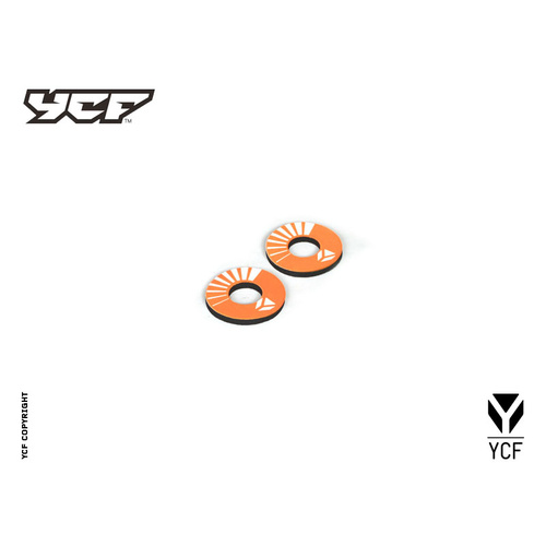 YCF DONUTS 25×55×5MM 2PCS ORANGE