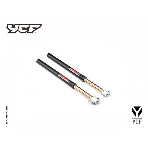 ENGI FORK SET L=735MM (ADJUSTABLE) BLACK/SILVER
