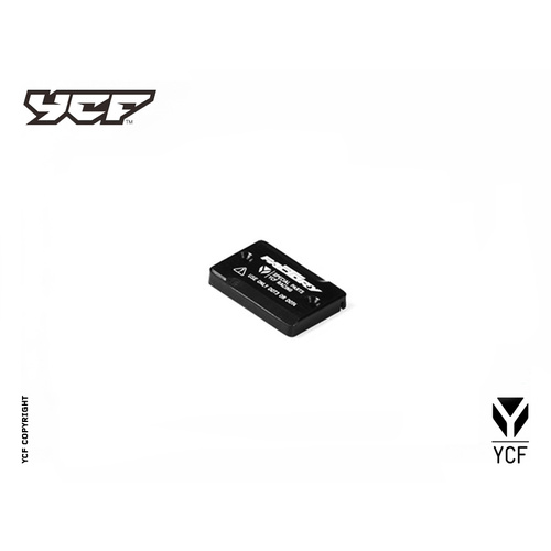 FRONT BRAKE RESERVOIR COVER BLACK