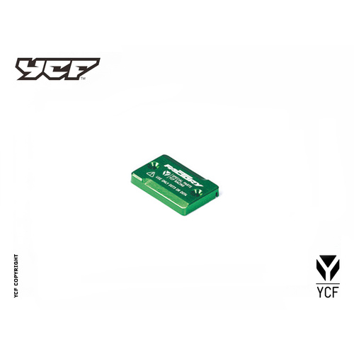 FRONT BRAKE RESERVOIR COVER GREEN