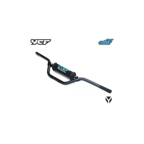 CHROMOLLY HANDLEBAR BLACK WITH PAD (780MM)