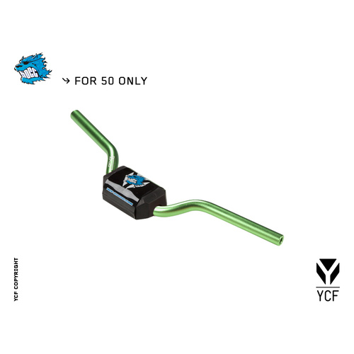 YCF50 ALU H/BAR (WITH PAD) GR
