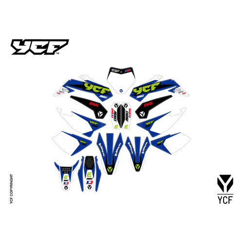 GRAPHICS KIT RACING 2022 BLUE/WH LITE/START/PILOT+