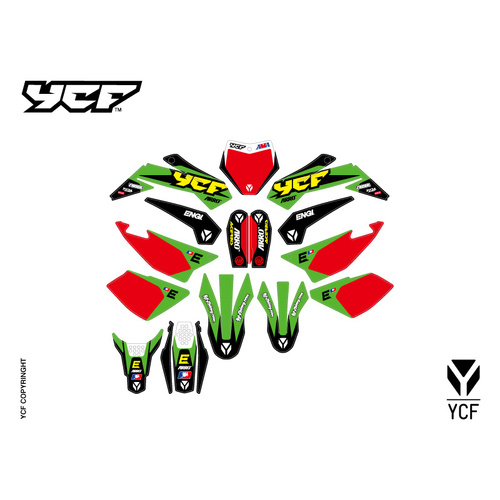 GRAPHICS KIT RACING 2022 GR/RED LITE/START/PILOT+
