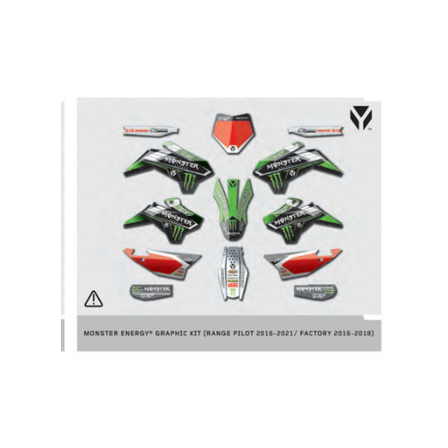 GRAPHICS KIT MONSTER ENERGY (PILOT/ FACTORY)