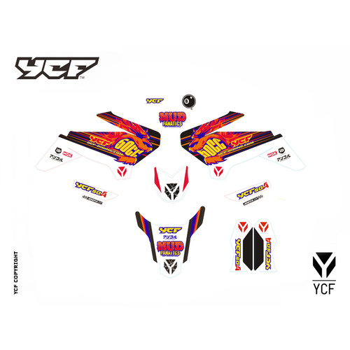 50A 2018 GRAPHICS KIT WHITE