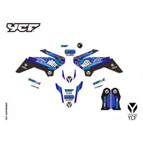 YCF 50E COMPLETE GRAPHIC KIT 2018