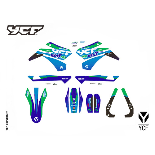 BIGY 125E MX COMPLETE GRAPHIC KIT 2018