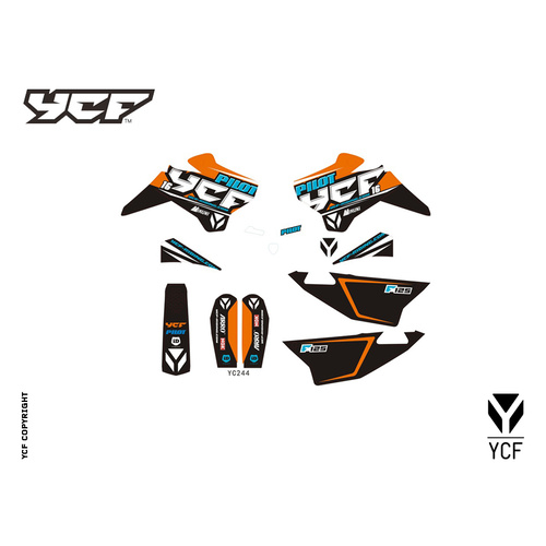 PILOT F125 COMPLETE GRAPHIC KIT