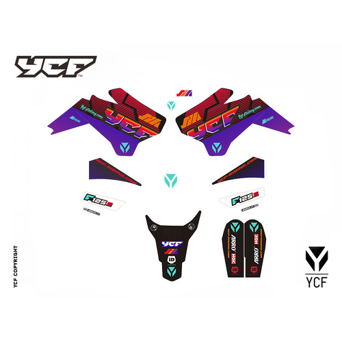 SM F125S COMPLETE GRAPHIC KIT 2018