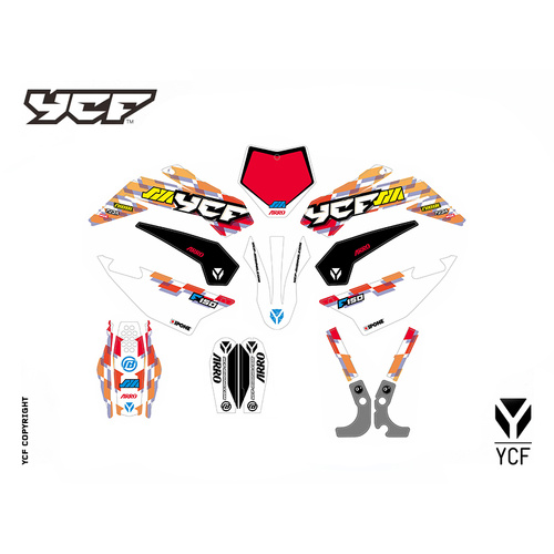 SM F150 COMPLETE GRAPHIC KIT 2022 RED