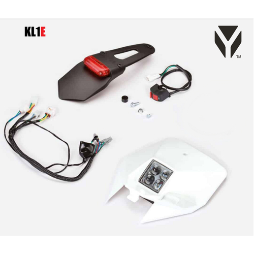 YCF LIGHT KIT FOR ELECTRIC START BIKE WHITE