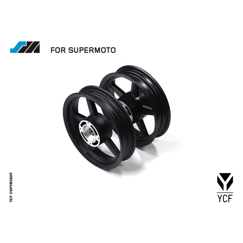 MOBSTER VORTEX SUPERMOTO WHEELS SET FRONT 2.15×12'/REAR 3.00×12' (WITHOUT DISK AND SPROCKET)  2014>