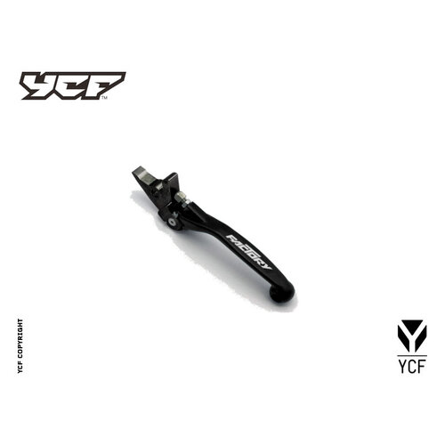 FOLDABLE CLUTCH LEVER CNC WITH PERCH MY20> BLACK