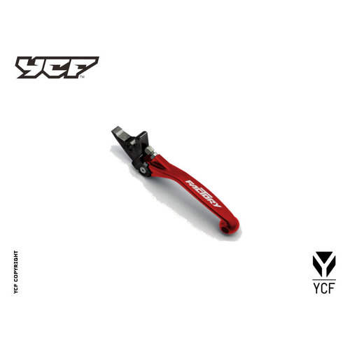 FOLDABLE CLUTCH LEVER CNC WITH PERCH MY20> RED