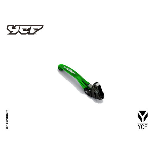 FOLDABLE BRAKE LEVER CNC MY20> GREEN