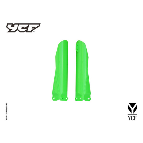 YCF FORK GUARD SET 735MM GREEN