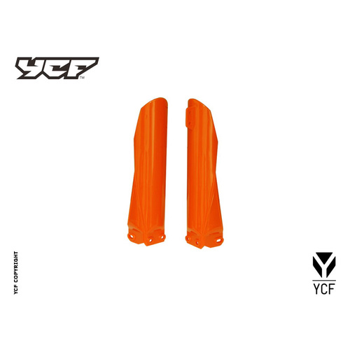 YCF FORK GUARD SET 735MM ORANGE