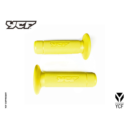 YCF SET OF GRIPS YELLOW 2020
