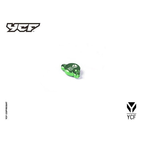 REAR BRAKE RESERVOIR COVER GREEN