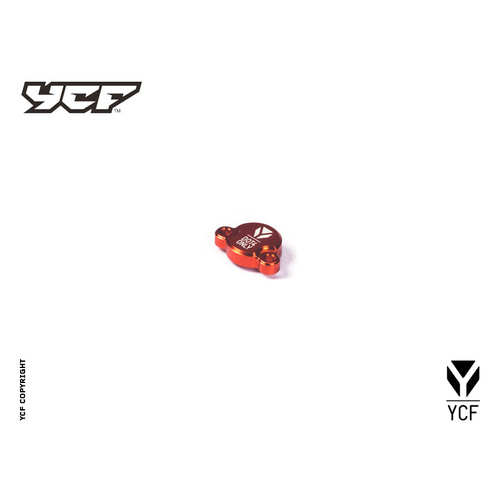 REAR BRAKE RESERVOIR COVER ORANGE
