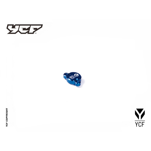 REAR BRAKE RESERVOIR COVER BLUE