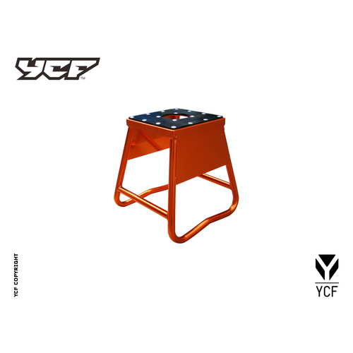 ALUMINIUM STAND H=400MM ORANGE