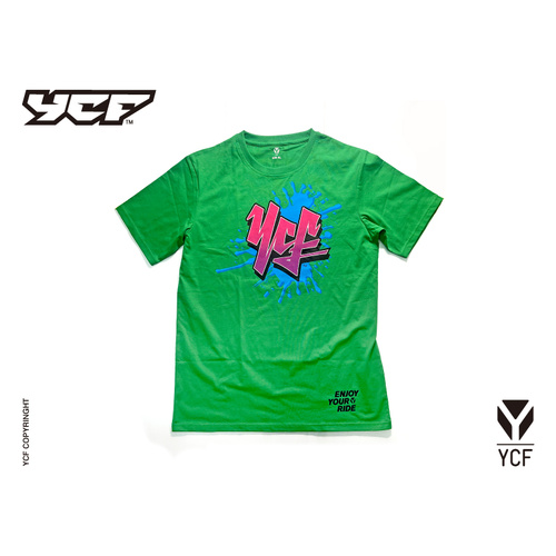 YCF T SHIRT FEMALE GREEN 2026 S