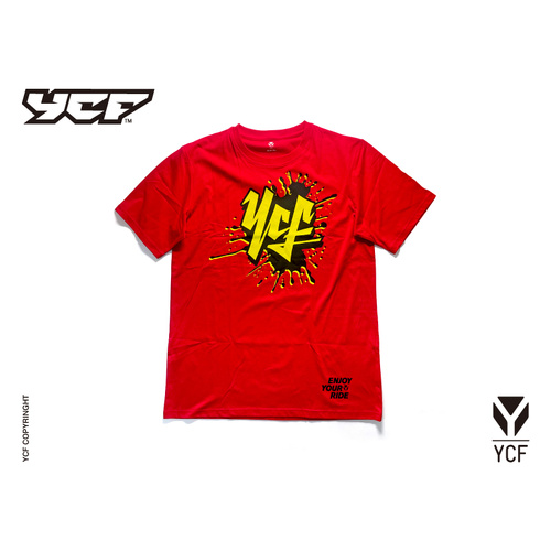 YCF T SHIRT FEMALE RED 2026 S