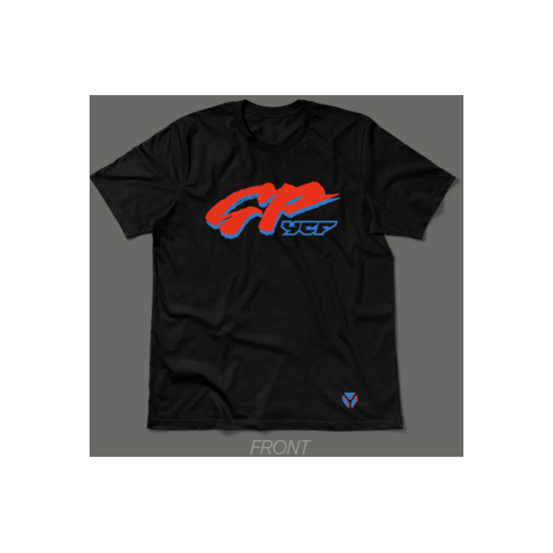 YCF GP BLACK T-SHIRT (MENS)