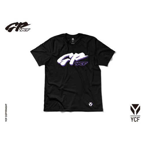 YCF GP BLACK/PURPLE T-SHIRT (MENS)