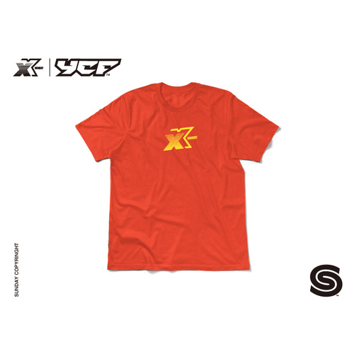 T SHIRT SUNDAY X RED  SIZE XL