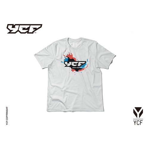 YCF T-SHIRT WHITE SMALL