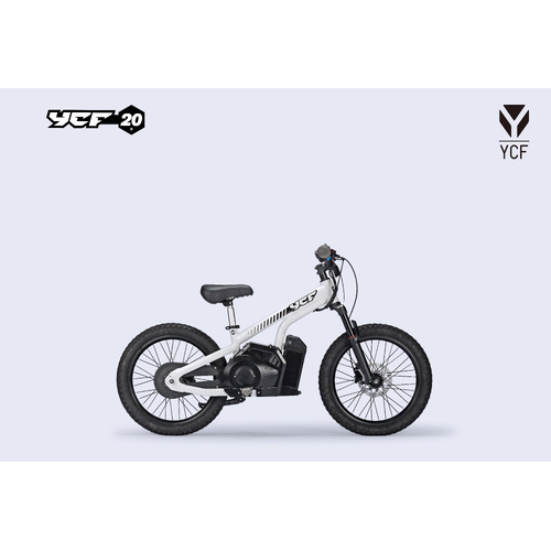 YCF 20" Electric Bike - White