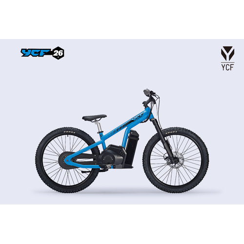 YCF 26" Electric Bike - Blue