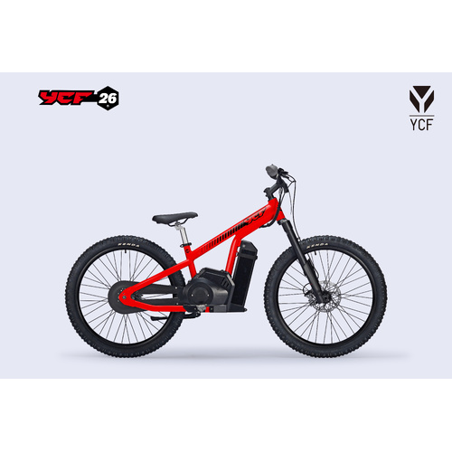 YCF 26" Electric Bike - Red