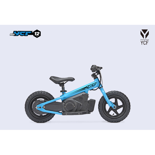 YCF 12" Electric Balance Bike - Blue