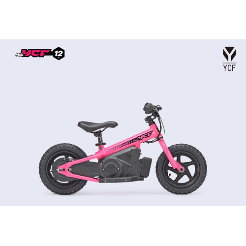 YCF 12" Electric Balance Bike - Pink
