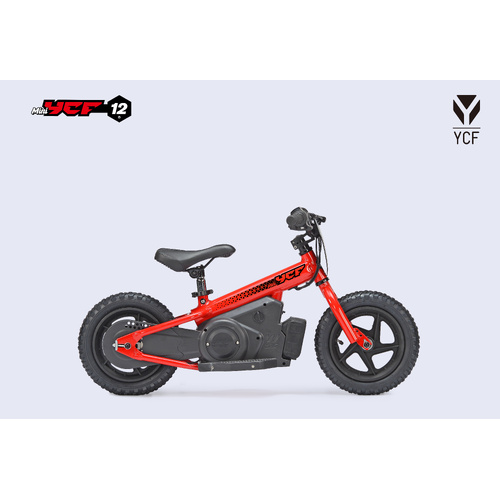 YCF 12" Electric Balance Bike - Red