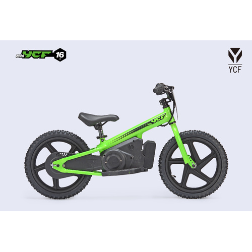 YCF 16" Electric Balance Bike - Green