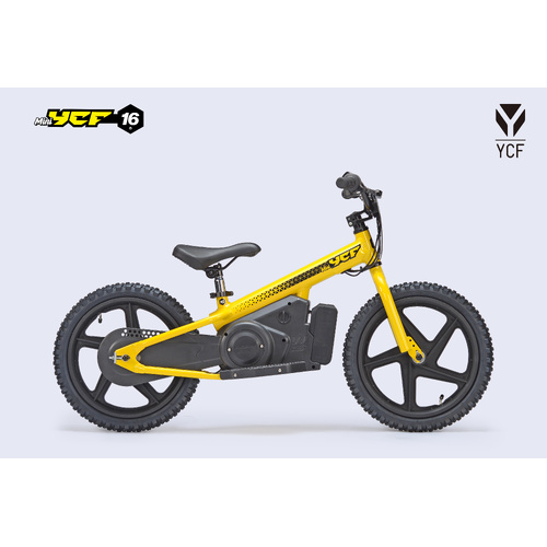 YCF 16" Electric Balance Bike - Yellow