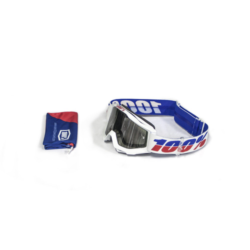 YCF 100% ACCURI GOGGLES WHITE