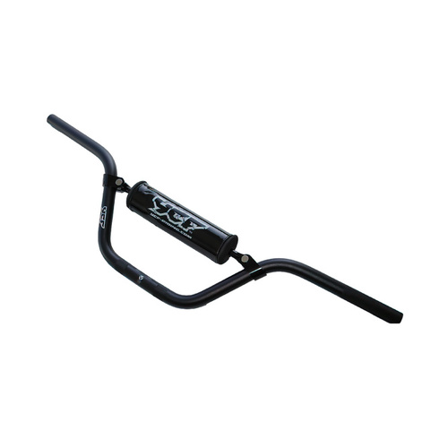 HANDLEBAR CHROMOLLY BLACK WITH PAD