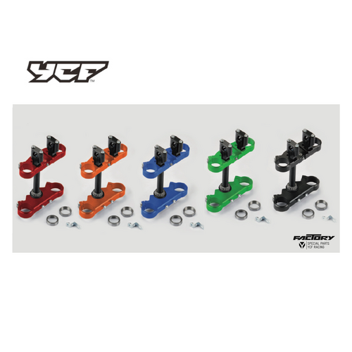 YCF TRIPLE CLAMP SET (TOP 48MM/LWR 48MM)
